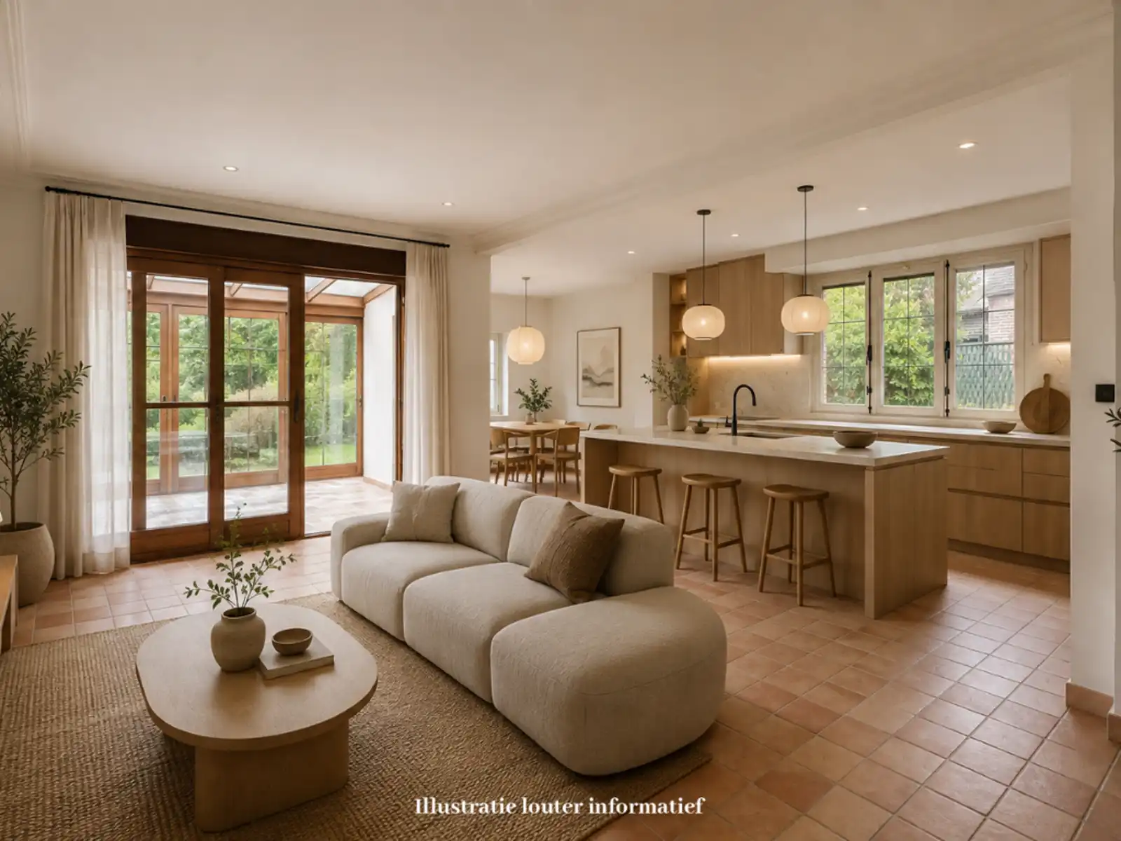 Open bebouwing met aangename tuin op strategische locatie foto 11