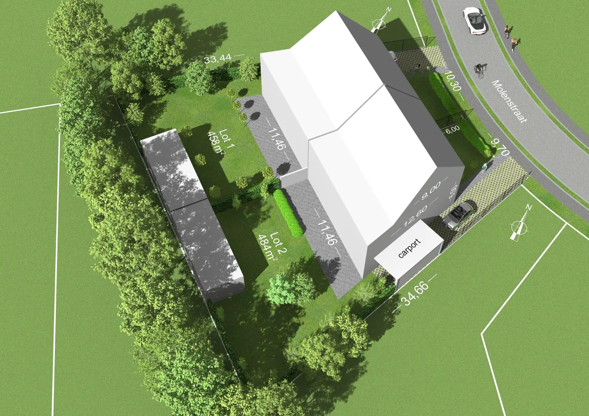 Bouwgrond (484m²) voor HO bebouwing nabij centrum Vosselaar! foto 3