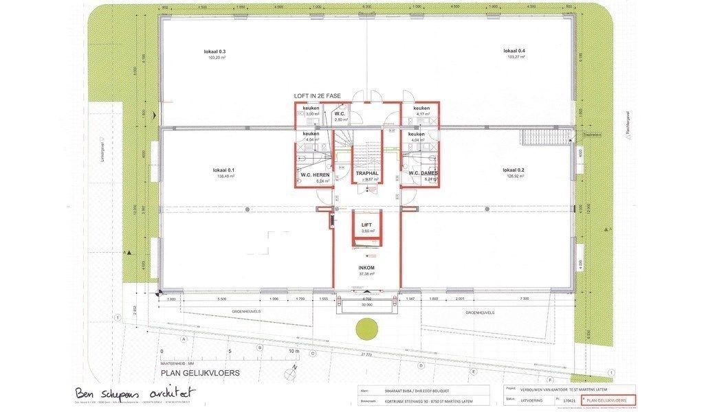 Lichtrijk kantoor te huur op zichtlocatie te Sint-Martens-Latem foto 24
