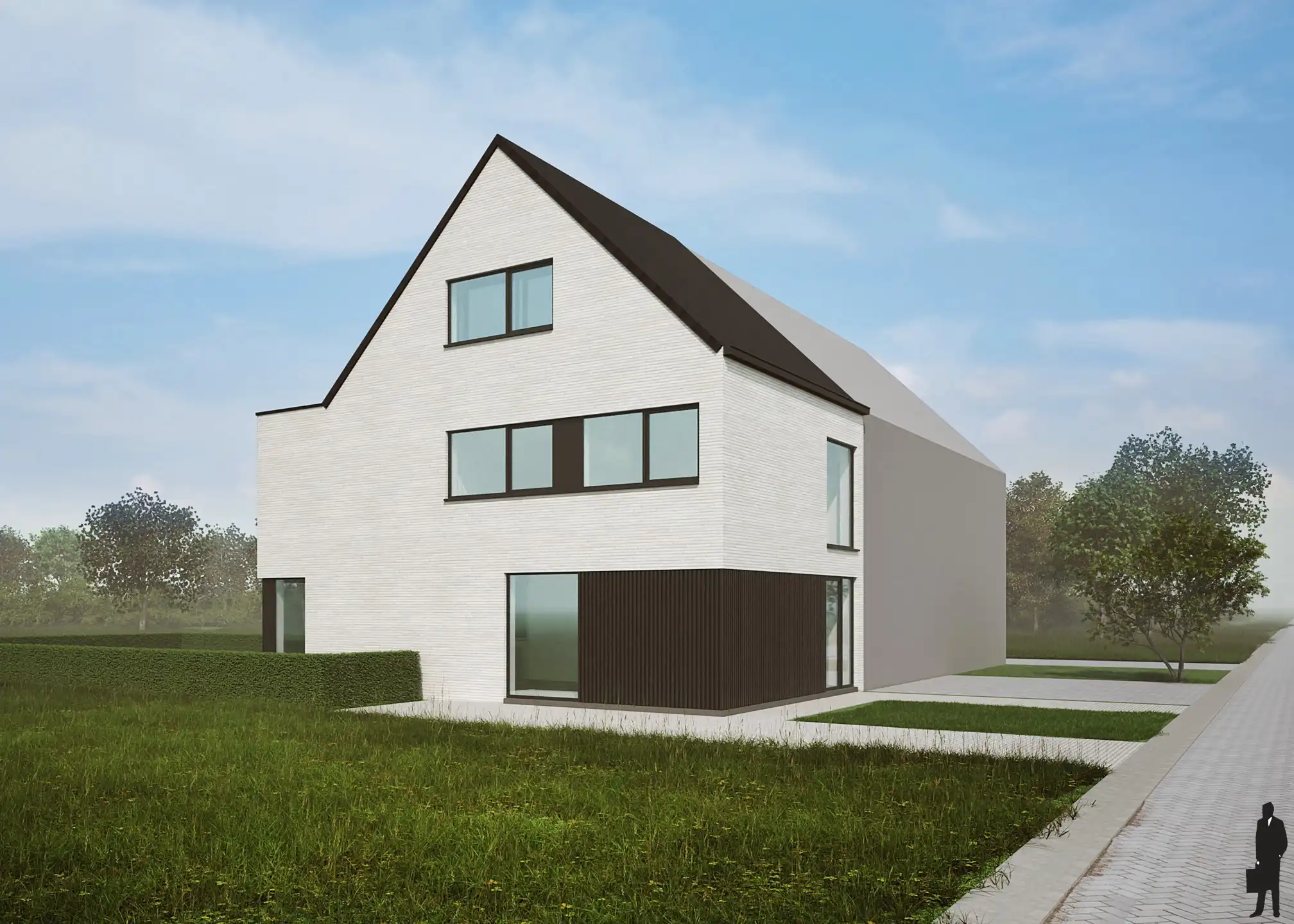 Ruime nieuwbouwwoning te koop op een top ligging in het centrum van Kessel. foto 5