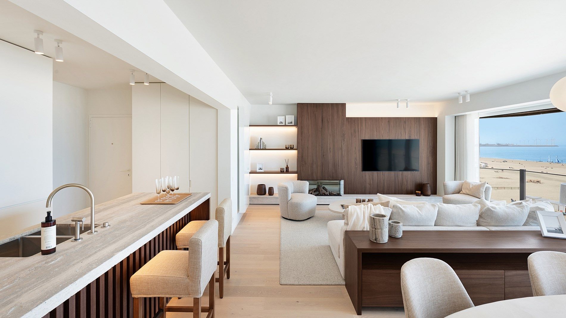 Appartement - Zeedijk-Albertstrand - Frontaal zeezicht foto 7