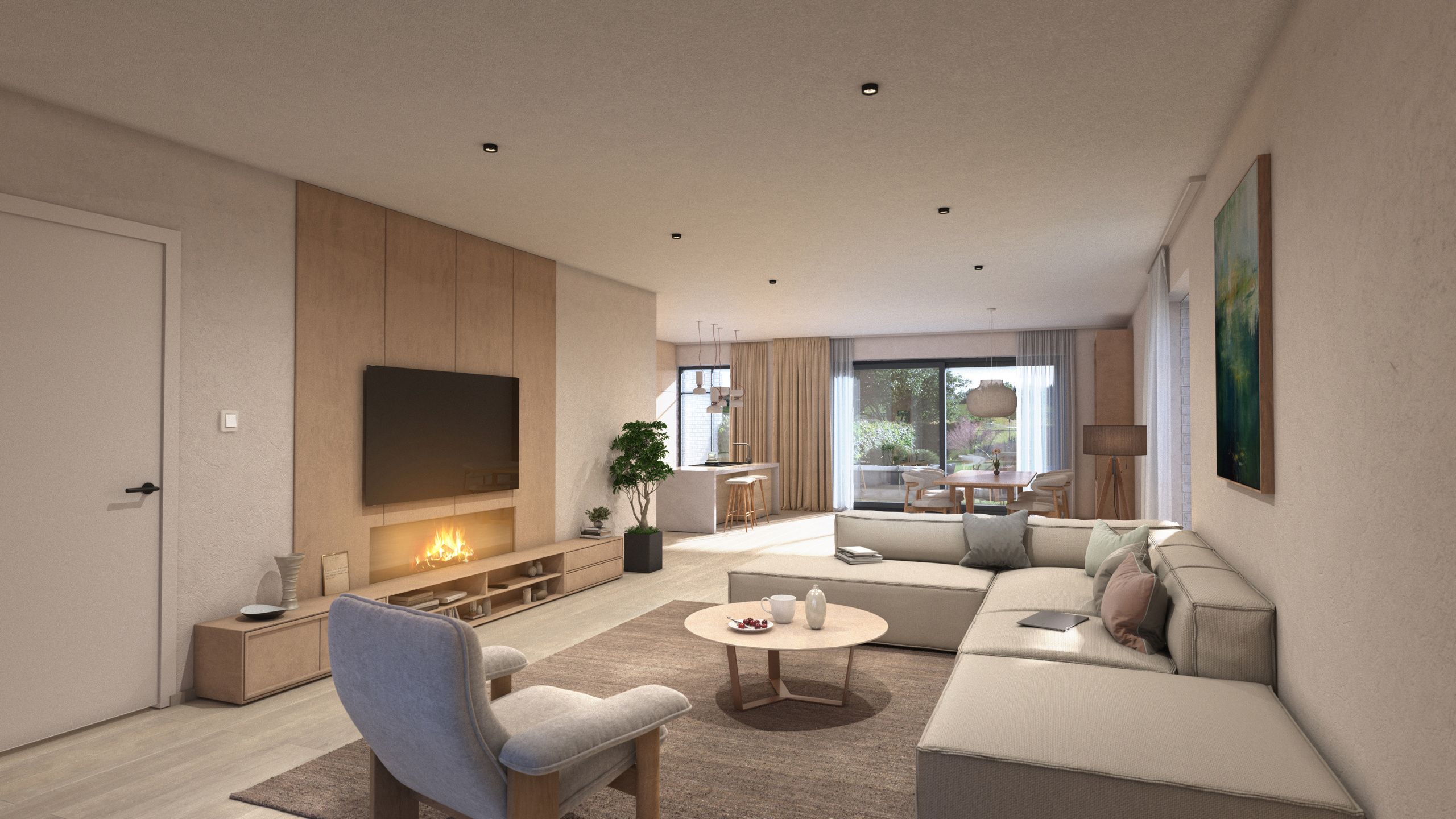 Prachtige instapklare nieuwbouwwoning met 4 a 5 slpkmrs! foto {{pictureIndex}}