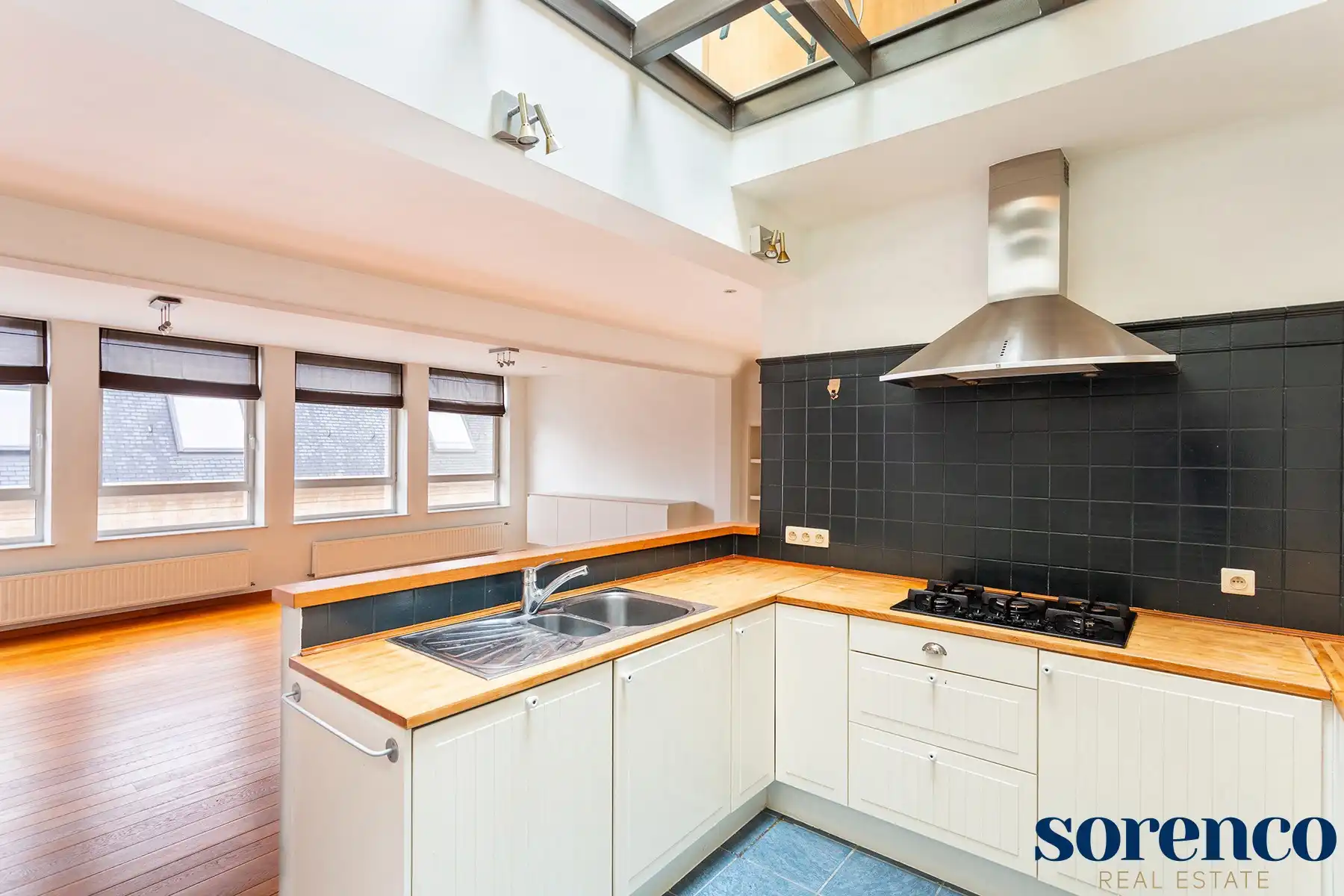 Antwerpen centrum - Ruim duplex dakappartement ca. 170m² met panoramisch zonneterras ca. 50m²  foto 7