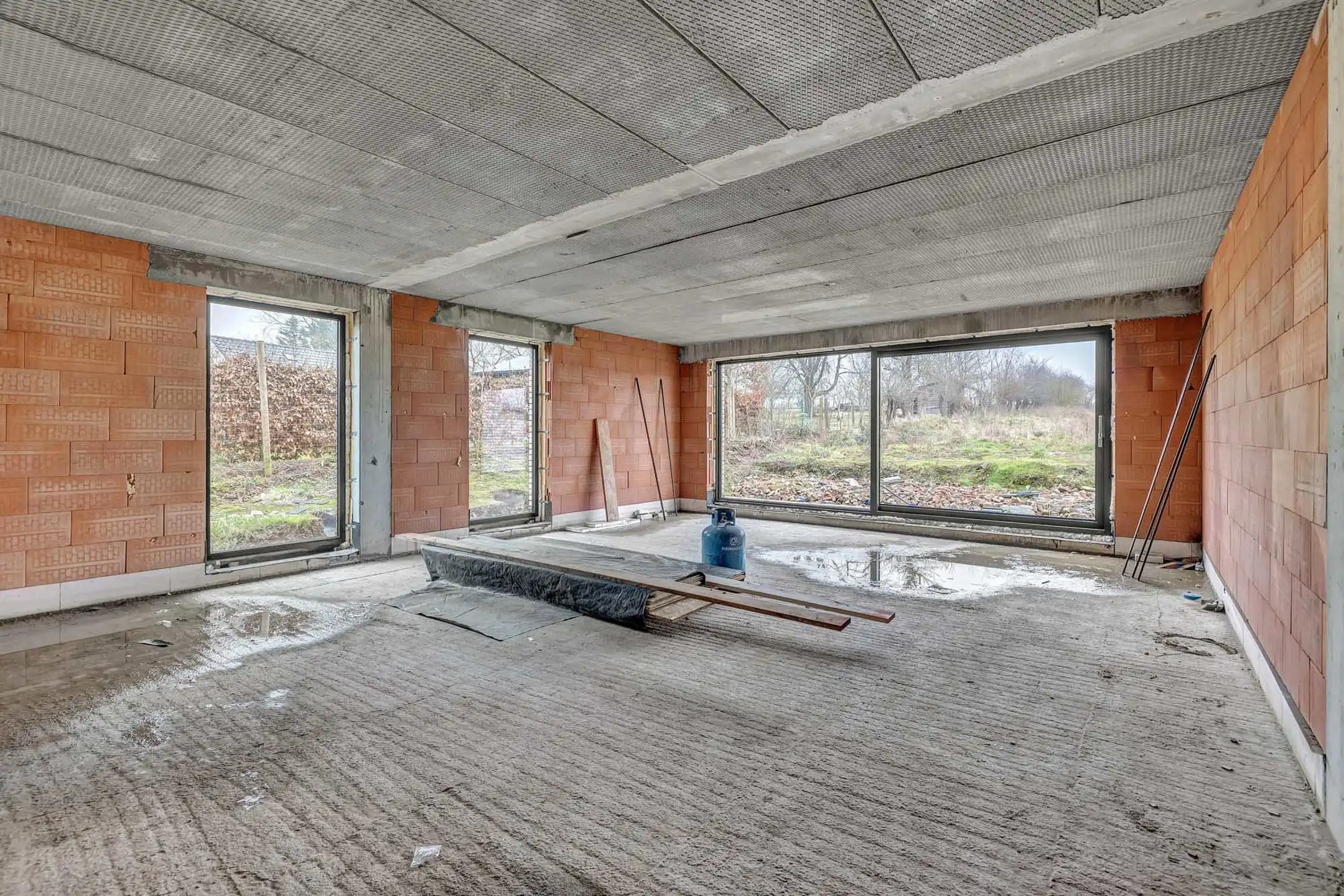 Halfopen bebouwing op een groot perceel in Denderhoutem foto 10