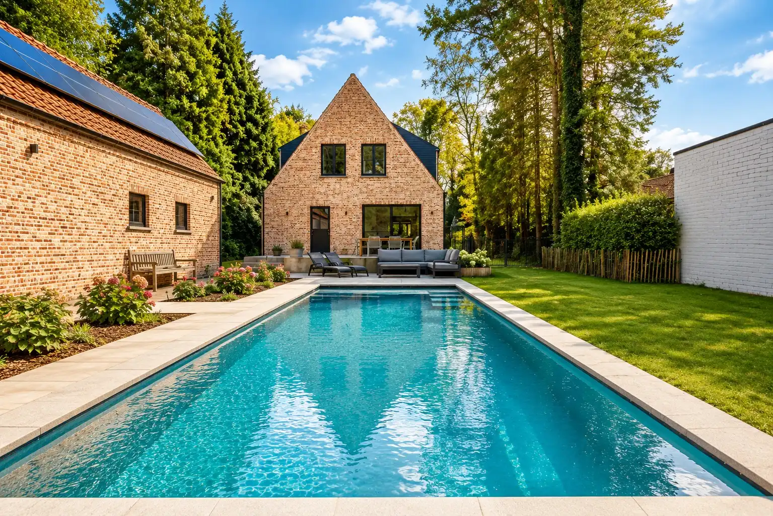 Stijlvolle villa met zwembad en royale garage/loods op toplocatie in Brasschaat foto 22