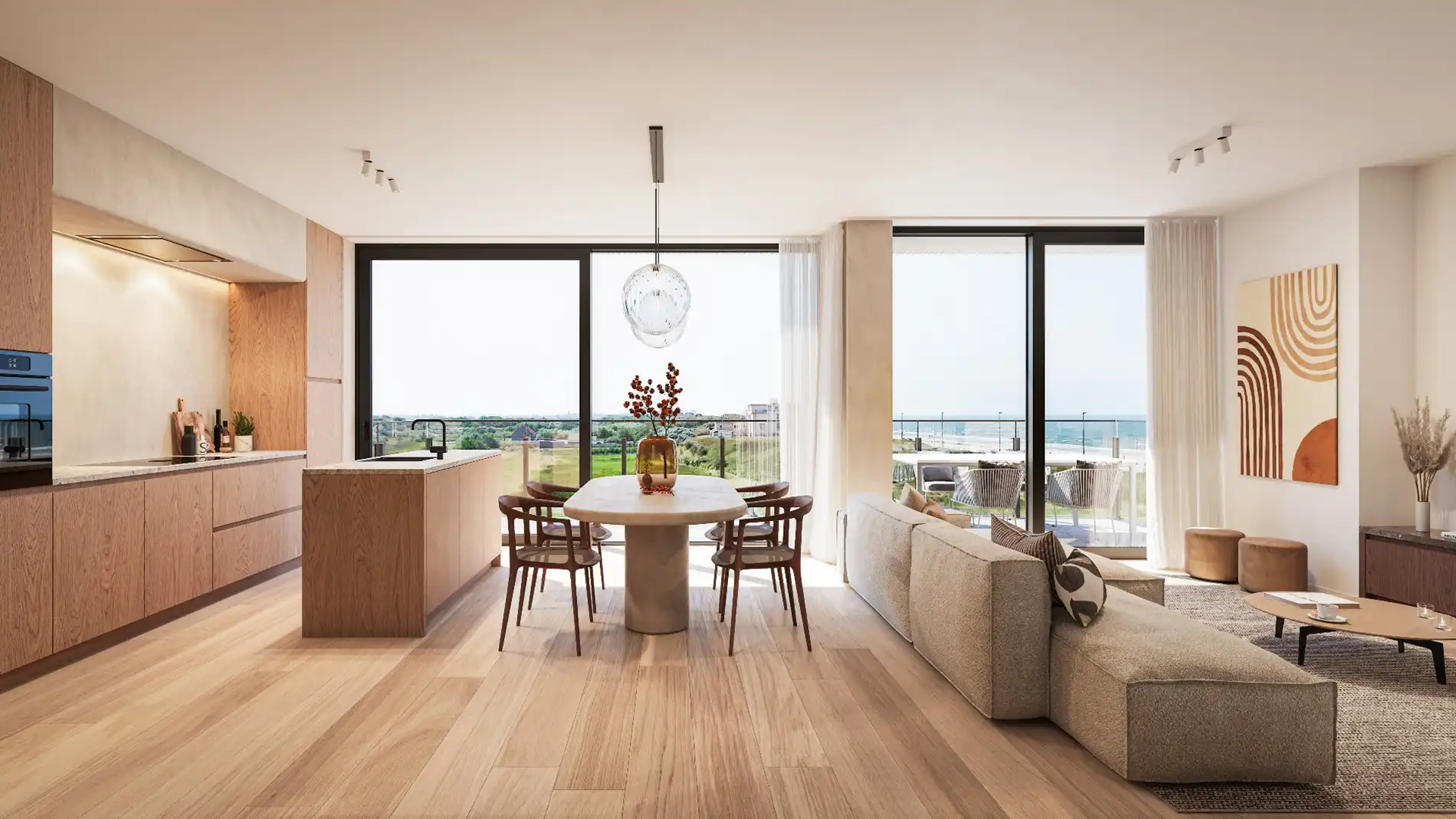 Exclusief nieuwbouwappartement met zongerichtterras en duin- en zeezicht! foto 2