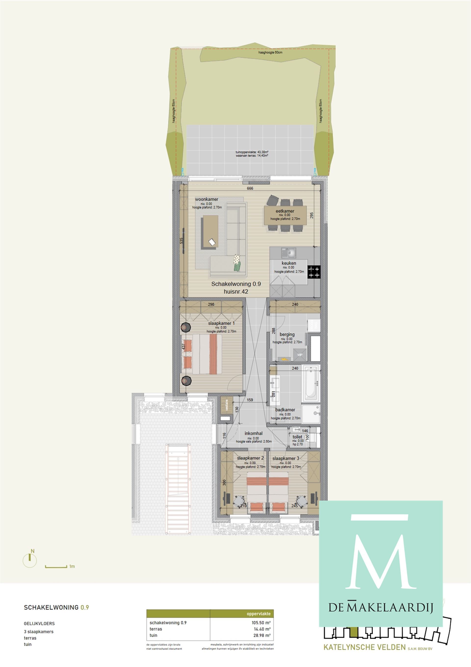 Prachtig nieuwbouwappartement met 3 slaapkamers en tuin foto 5