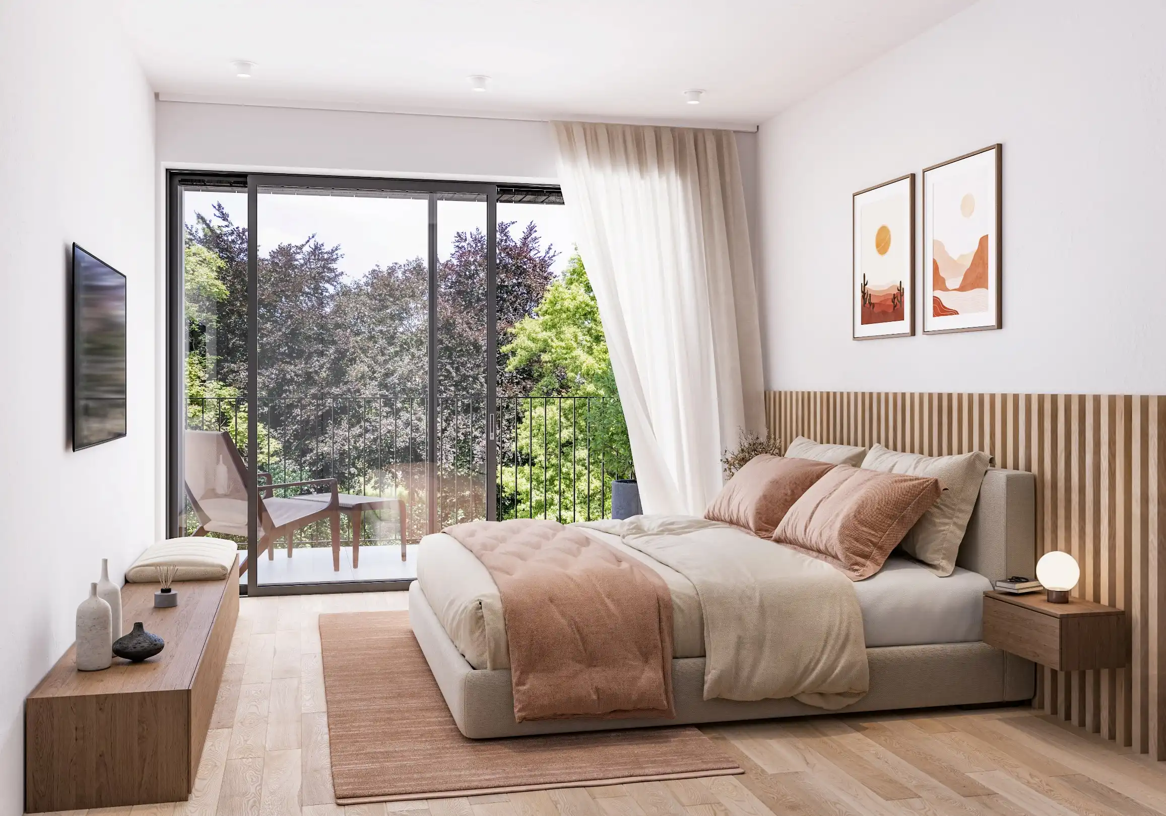 Appartement met bureauruimte en 2 terrassen foto {{pictureIndex}}