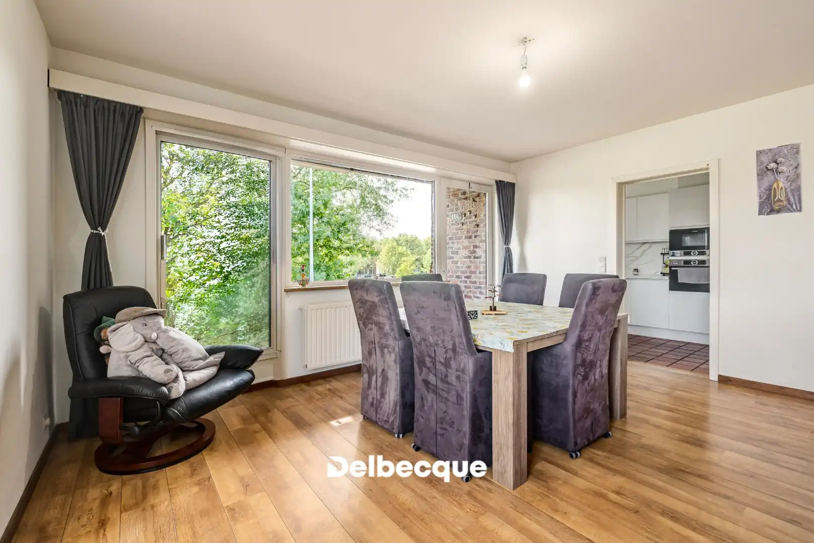 Ruim hoekappartement met 3 slk en open zicht langs de Steenkaai foto 5