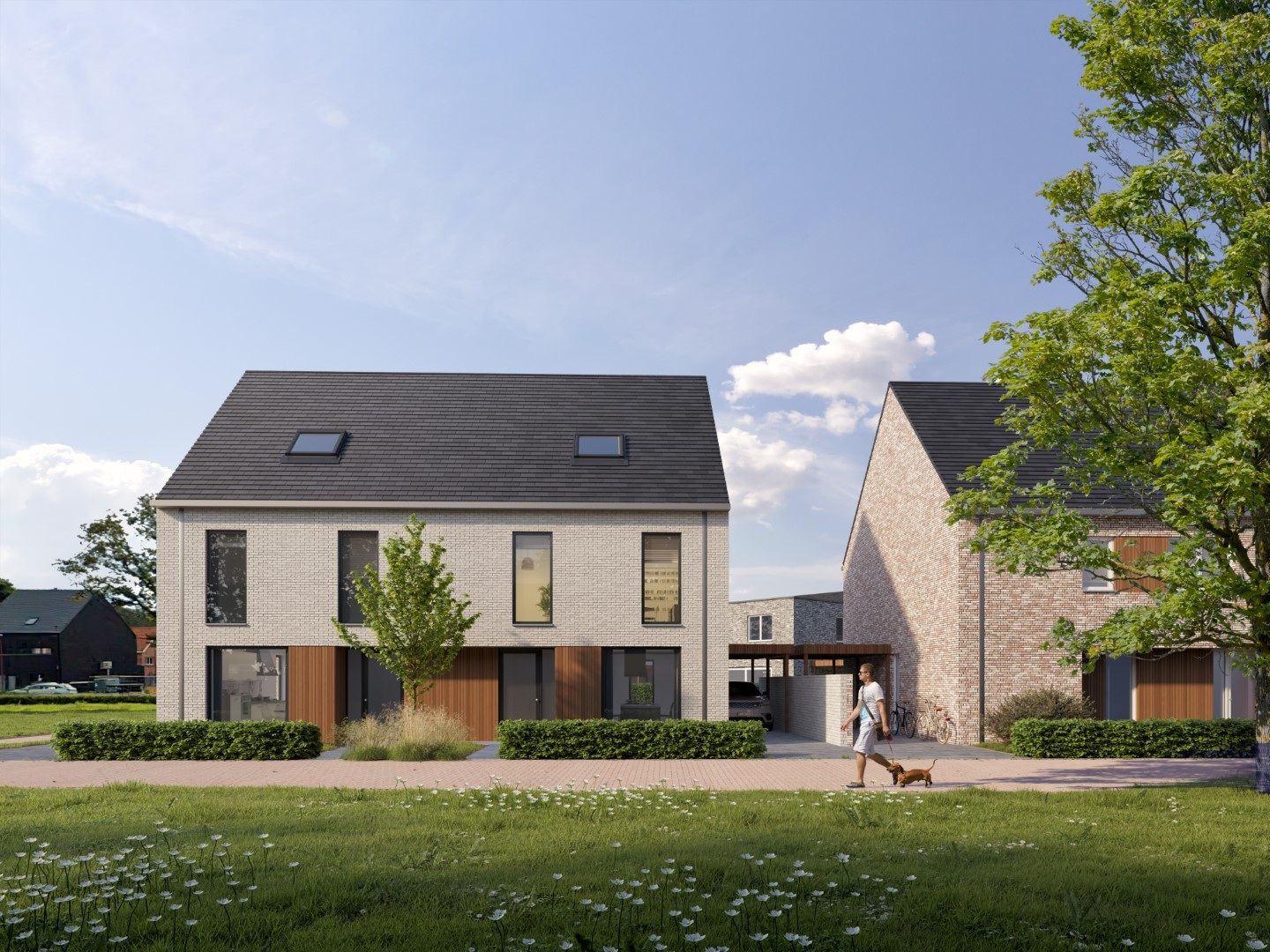 Energiezuinige halfopen bebouwing met 3 slpk’s en zongerichte tuin foto 4
