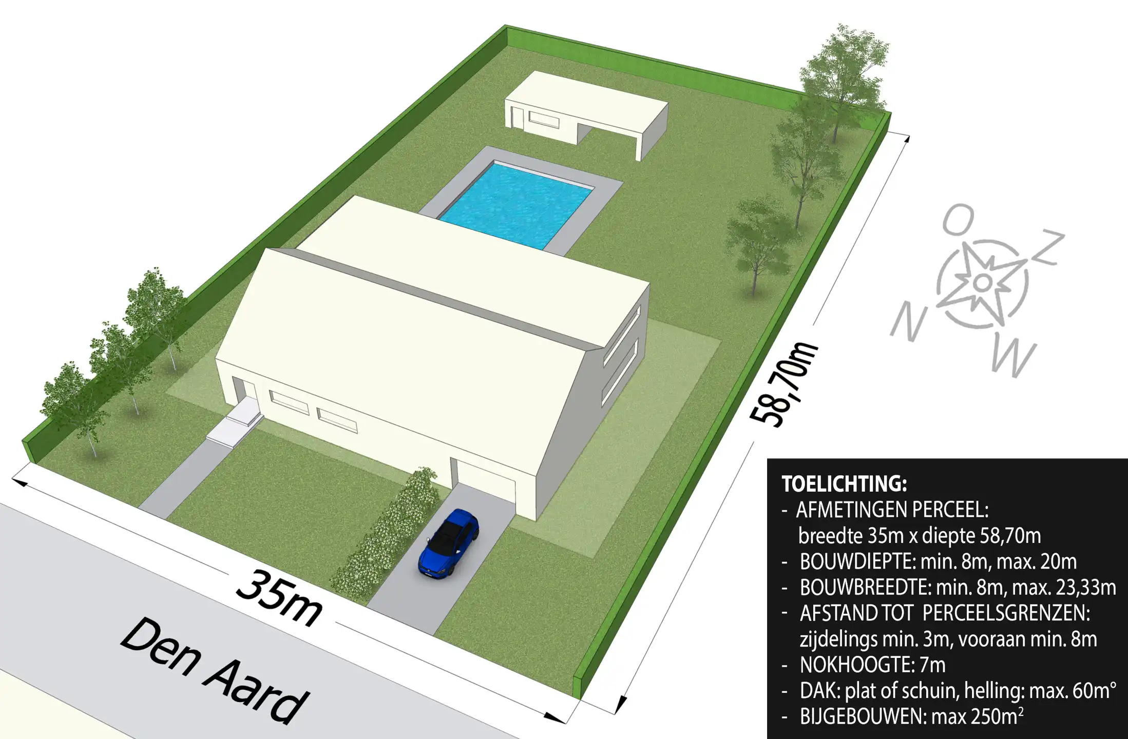 Villaperceel van ca. 2.056 m² in groene, rustige ligging!  foto {{pictureIndex}}