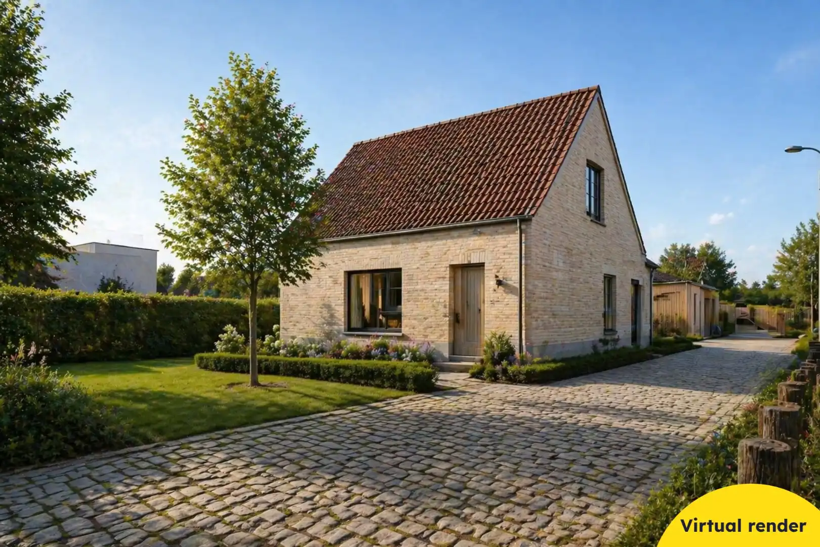 Prachtige bouwgrond in het centrum van Torhout! foto {{pictureIndex}}
