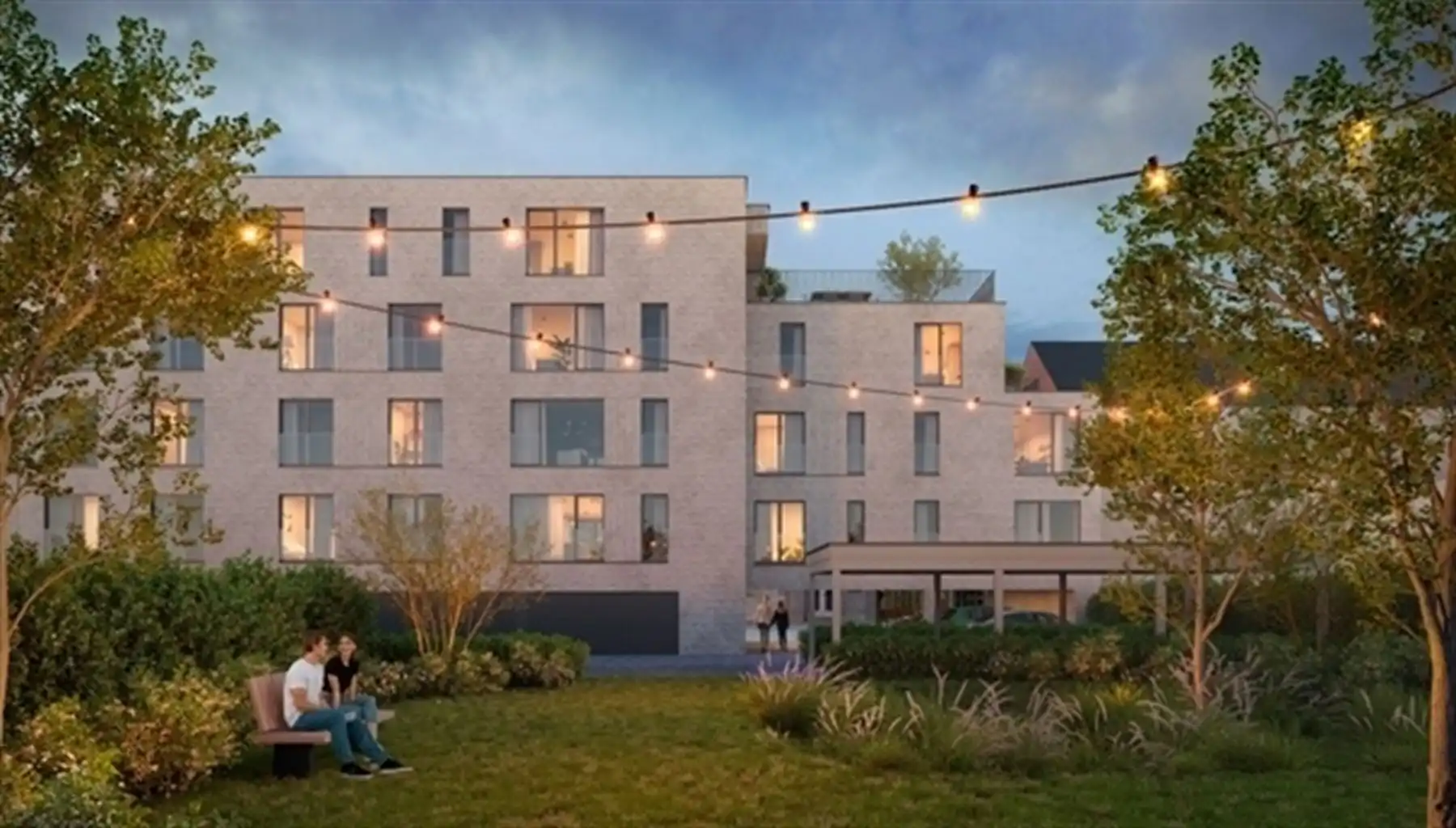 Prachtig 1 slaapkamer nieuwbouw appartement met groot terras foto 2