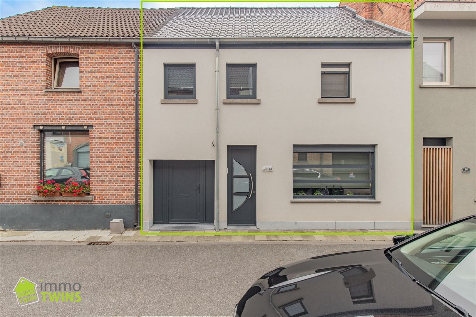 Energiezuinige woning met 4 slpks en tuin te Grembergen foto {{pictureIndex}}