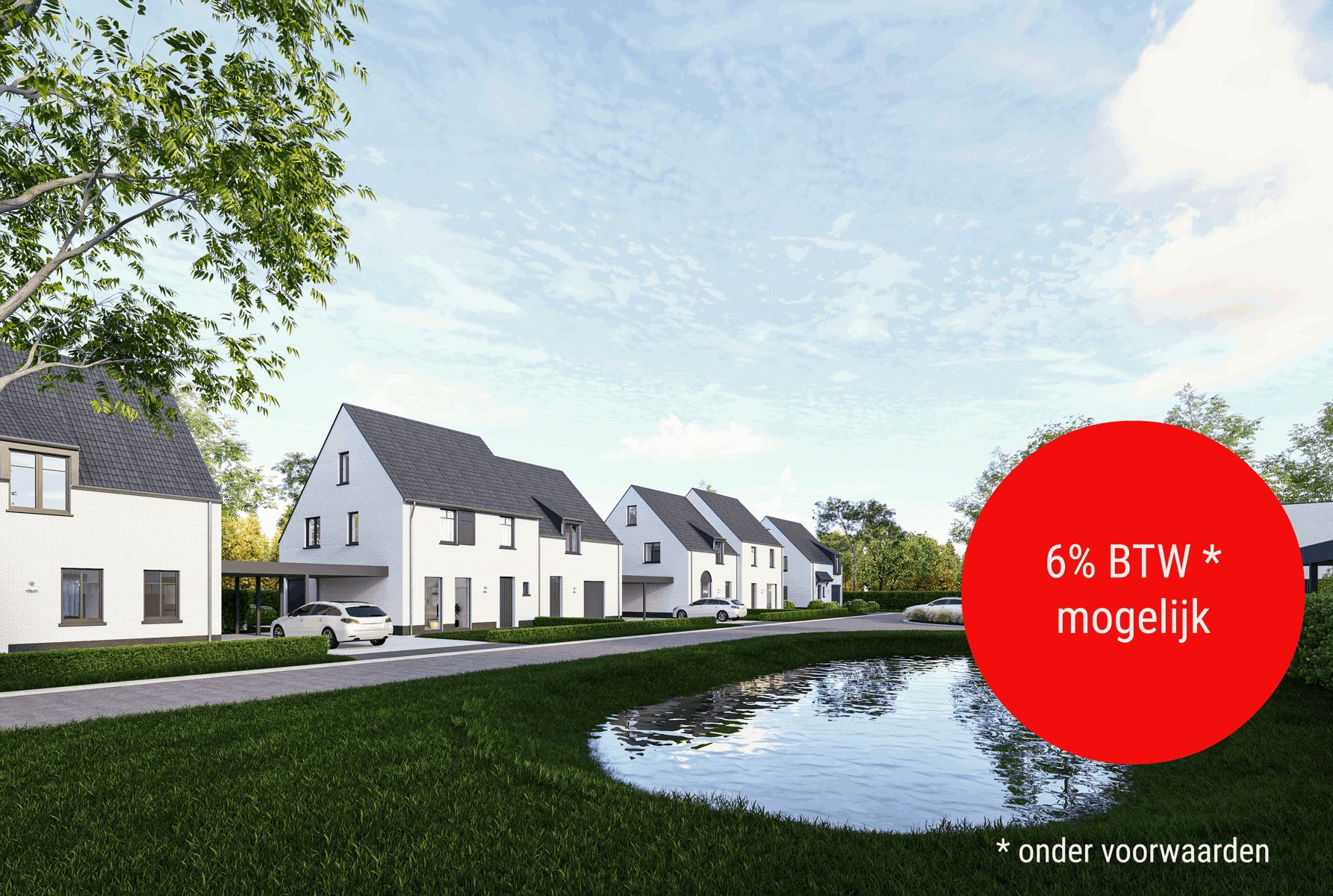 Charmante nieuwbouwwoning op prachtige locatie in Gistel. foto {{pictureIndex}}
