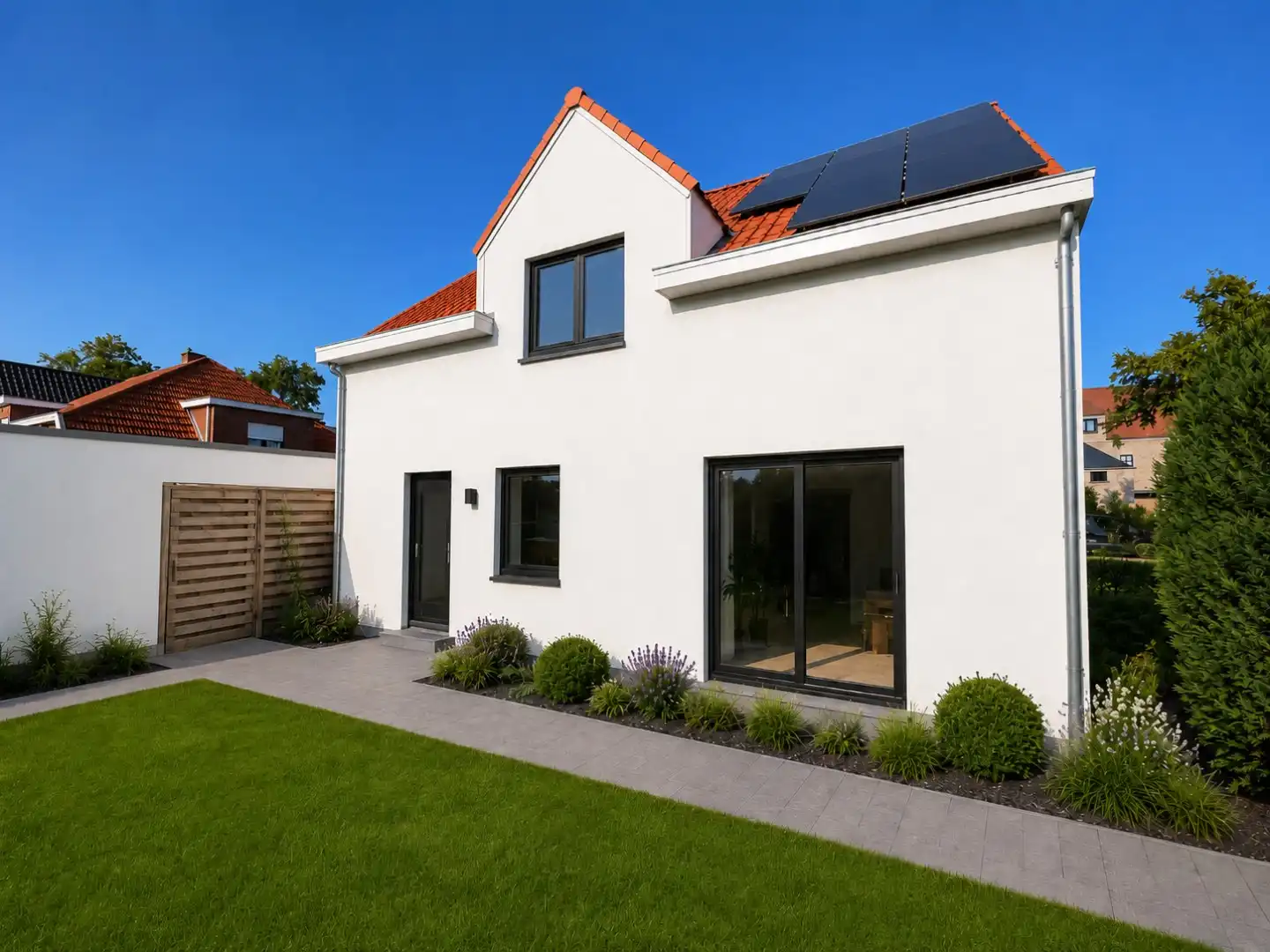 Vrijstaande woning met potentieel op ruim breed (30m) perceel – Regio Mol (Millegem) foto {{pictureIndex}}