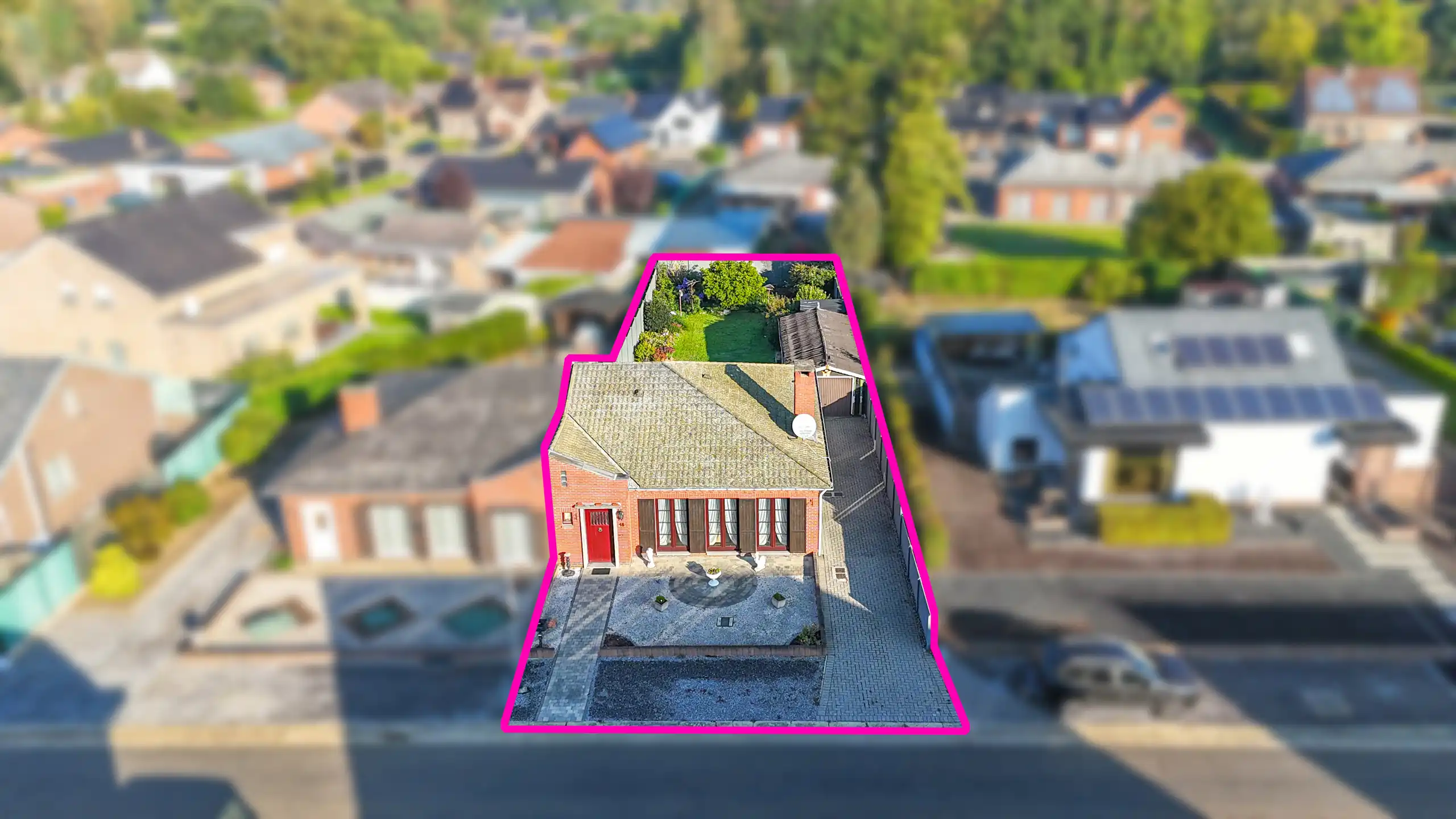 Gelijkvloerse woning met 3 slpks en grote garage te Heusden! foto 30