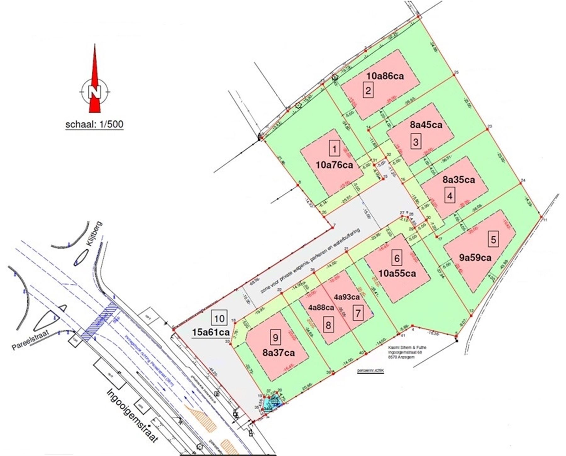 Verschillende bouwgronden 835m²-1086m² op nieuwe verkaveling foto 1