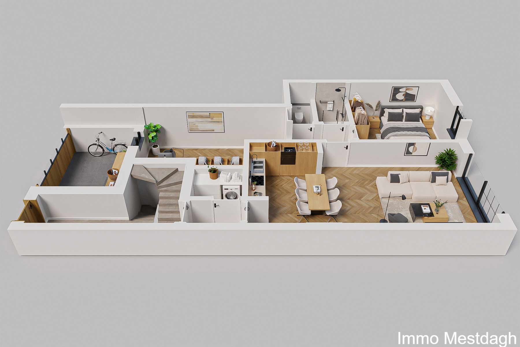 Prachtig nieuwbouw (2025) gelijkvloers appartement met tuintje foto 3