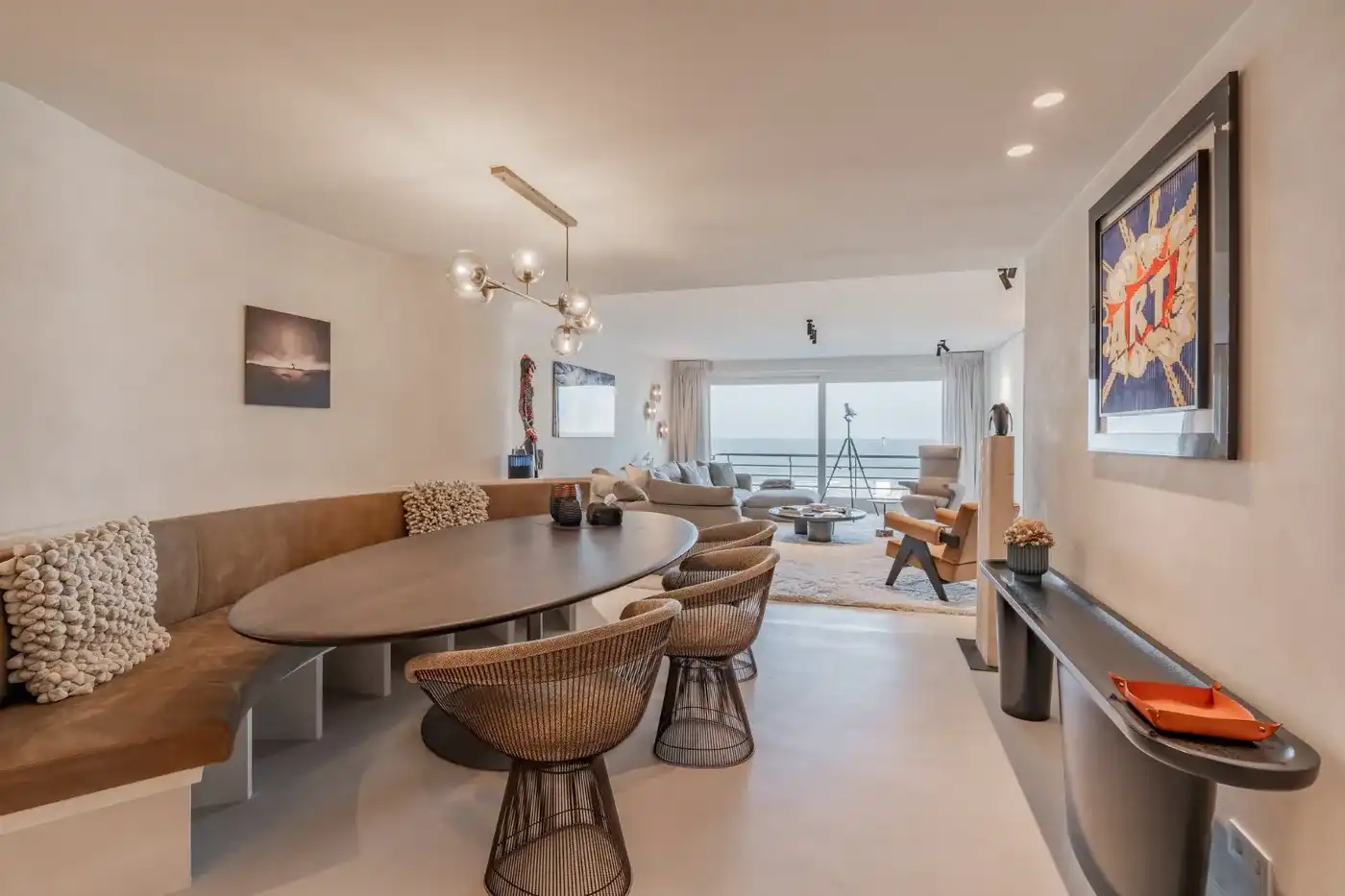 Uitzonderlijk duplexappartement met frontaal zeezicht foto 3