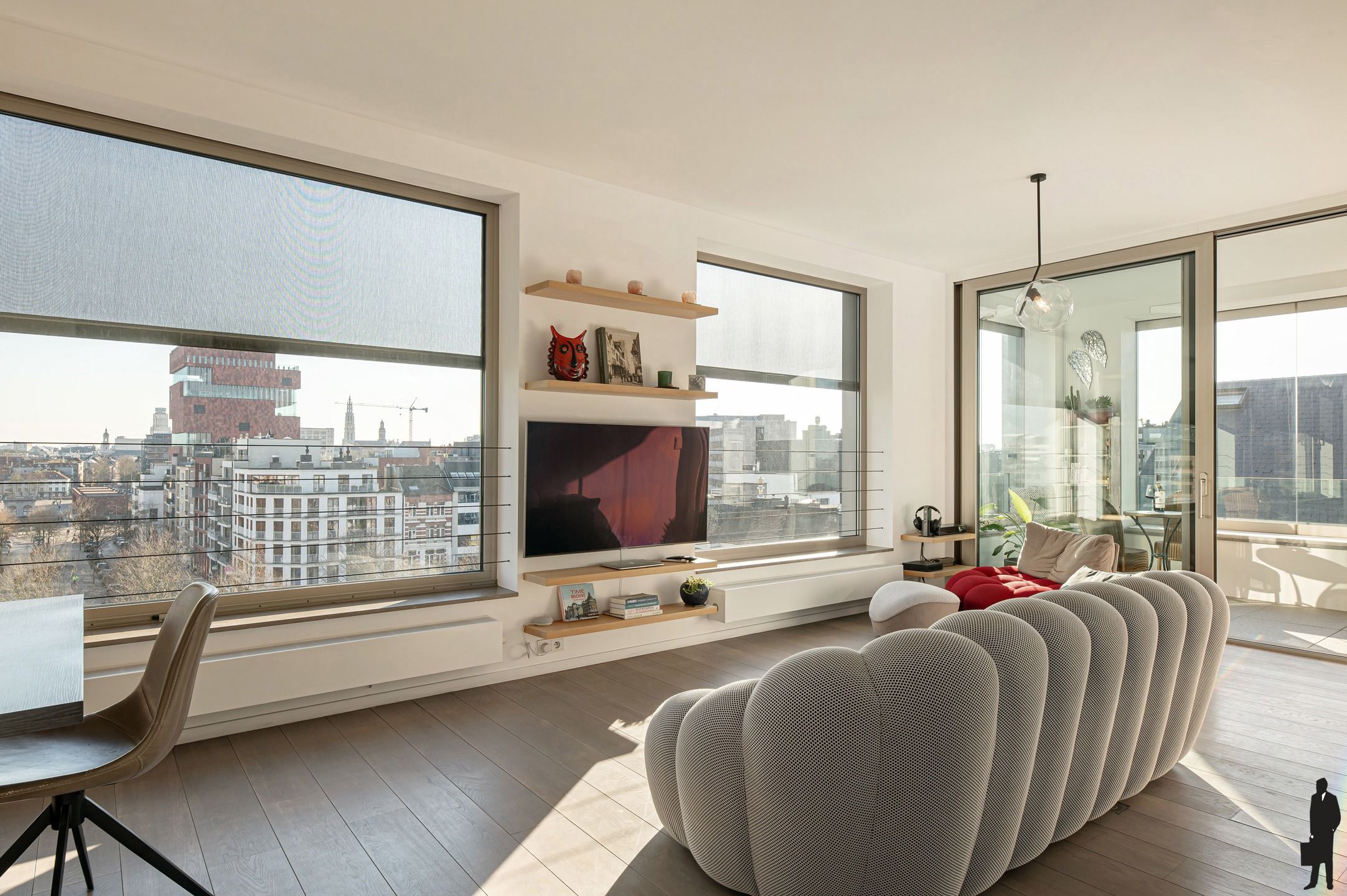 Stijlvol appartement met zicht over het Eilandje foto 2