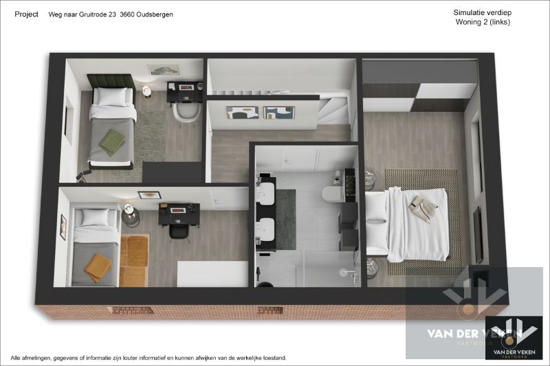 Halfopen nieuwbouwwoning met 3 slaapkamers en prachtig perceel op goed bereikbare locatie nabij het centrum van Opglabbeek (Oudsbergen) - afwerkingsgraad nog te kiezen voor de snelle beslisser! foto 9