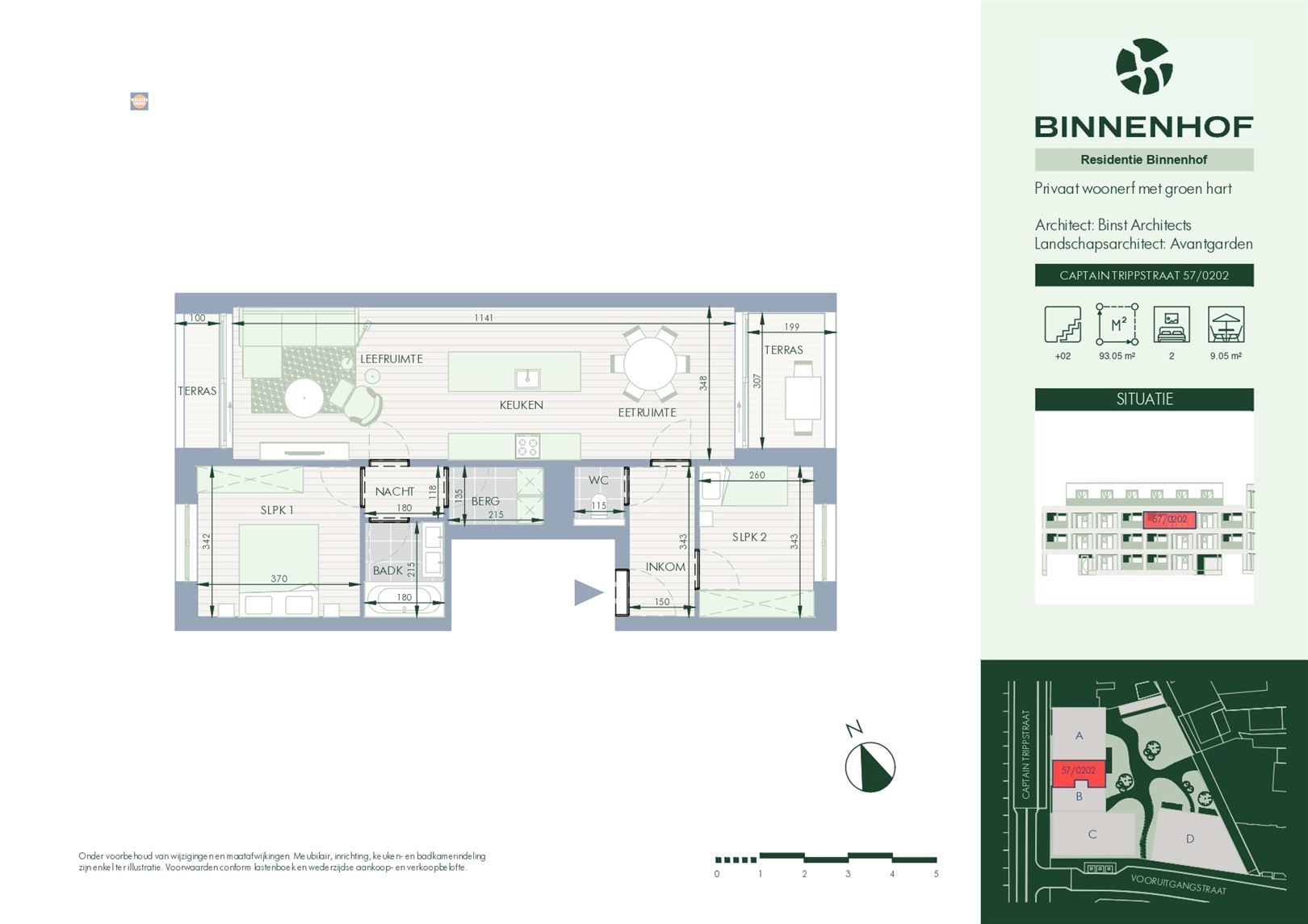 Hedendaags appartement op rustige locatie met twee slaapkamers foto 7