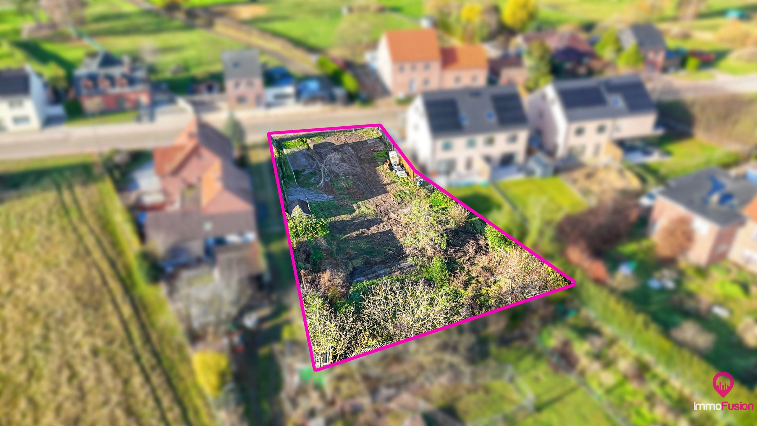 Centraal gelegen open bouwgrond op 7are 31ca met groenzicht! foto 9