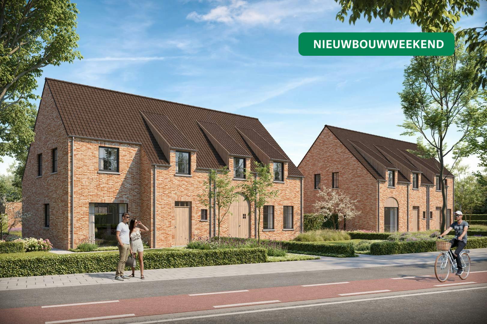 Nieuwbouw (6%) te koop in Elverdinge met 3 kamers en dubbele garage foto {{pictureIndex}}