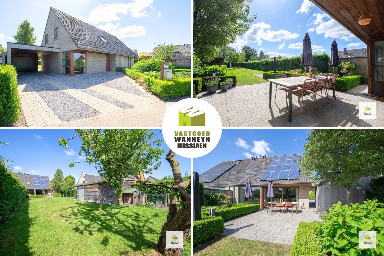 Recente instapklare woning met 3 slpk op perceel van 687m2 in centrum Sint-Jan (Wingene) foto {{pictureIndex}}