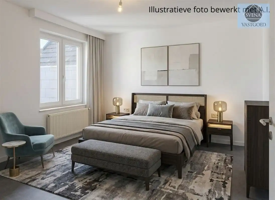 LICHTRIJK APPARTEMENT MET 2 SLAAPKAMERS IN CENTRUM GERAARDSBERGEN foto 11