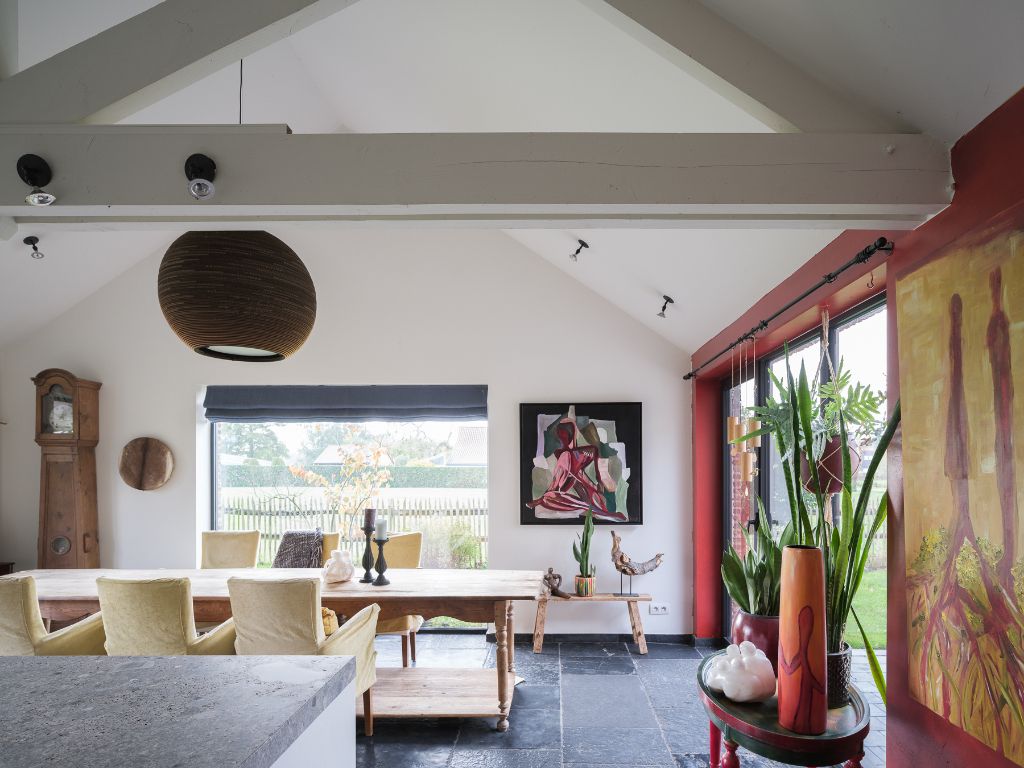 Instapklare woning met EPC A en panoramisch uitzicht op de velden in Ursel foto 2