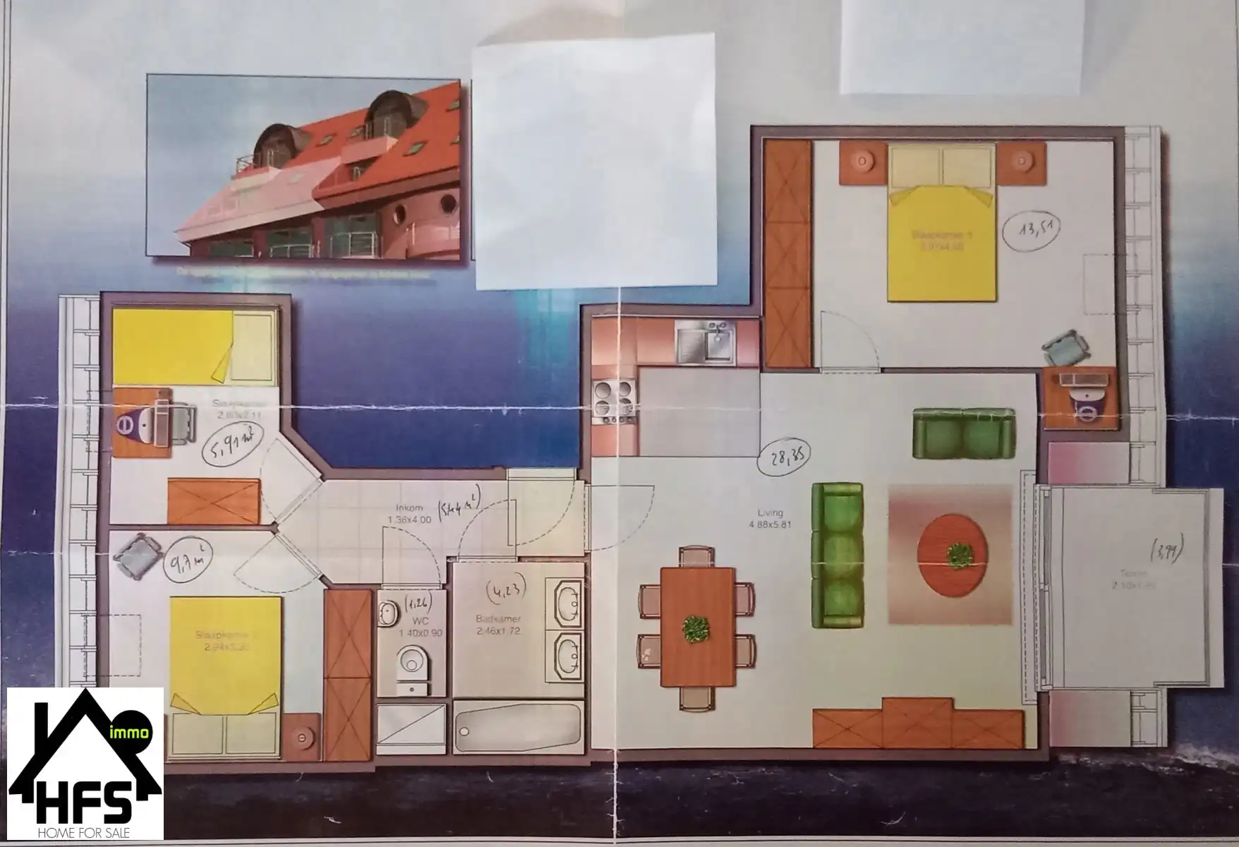 Instapklaar 3-kmr app in Nieuwpoort-Bad vlakbij Zeedijk, vaargeul, Le Grand, Hendrikaplein foto 7