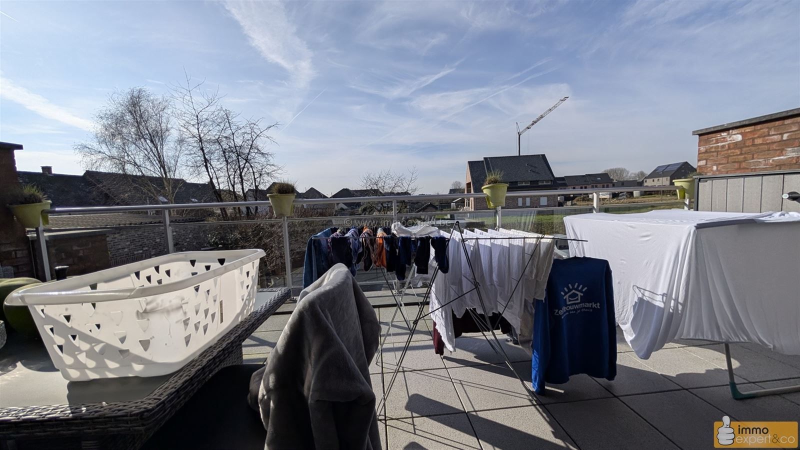 NINOVE: App. 2 slpks met groot terras en staanplaats foto 8