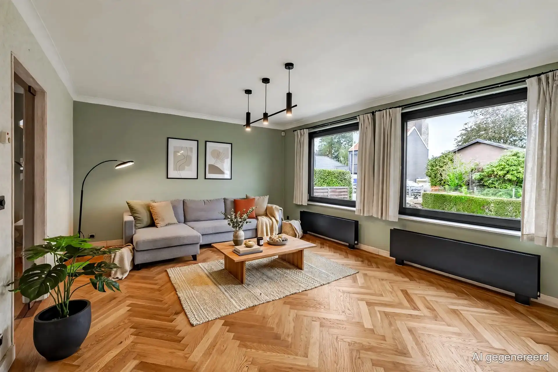 Halfopen bebouwing met 3 slaapkamers en ruime garage foto 9