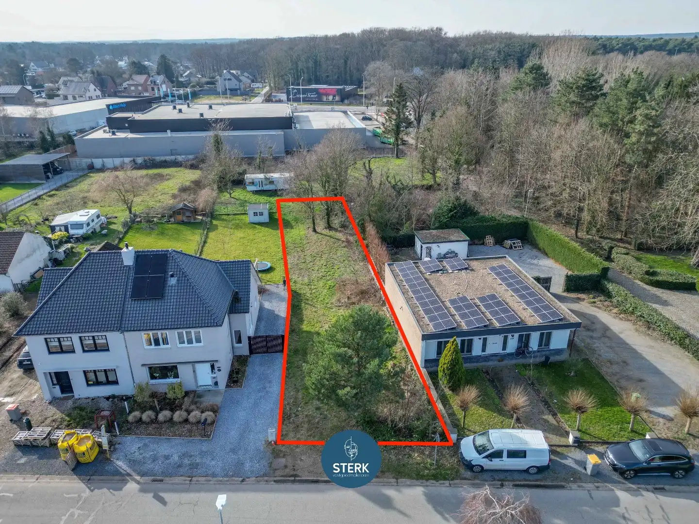 BOUWGROND VAN 5A 32CA VOOR HALFOPEN BEBOUWING TE REKEM !  foto 5