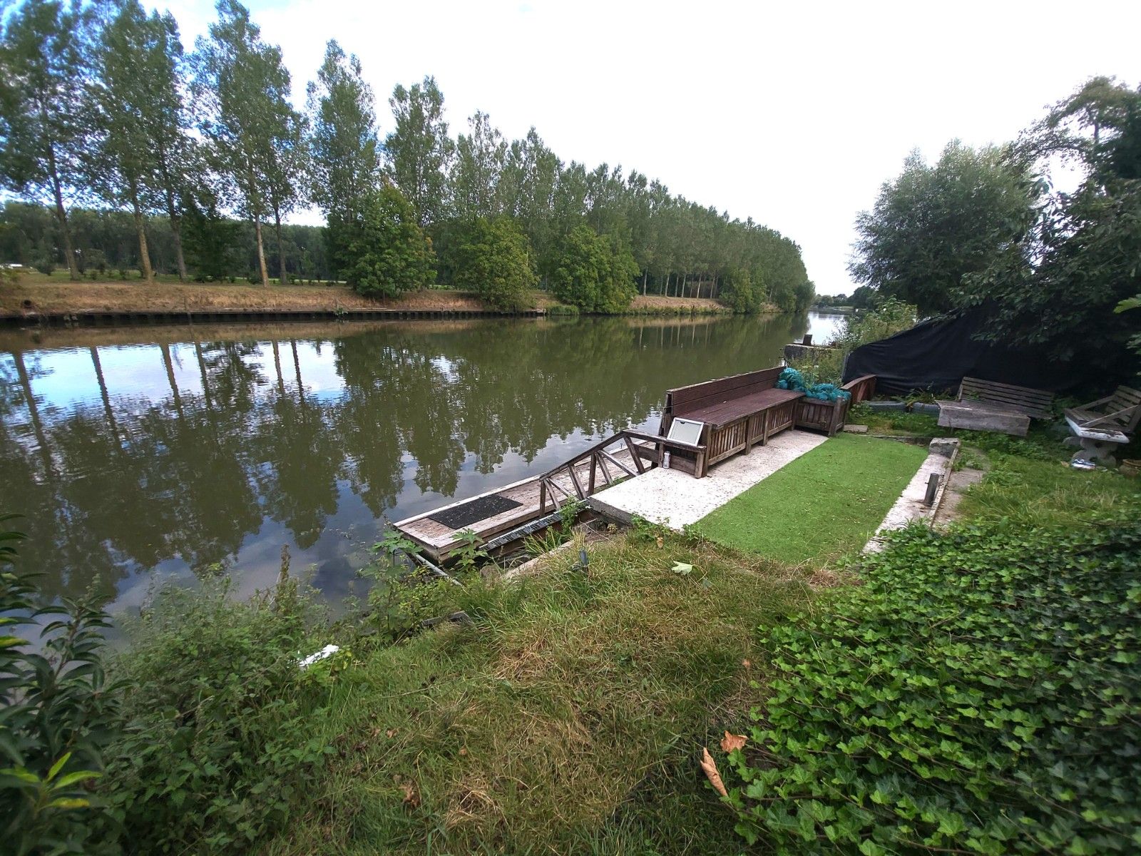 Woning met mooie tuin en zicht op de Leie foto 9