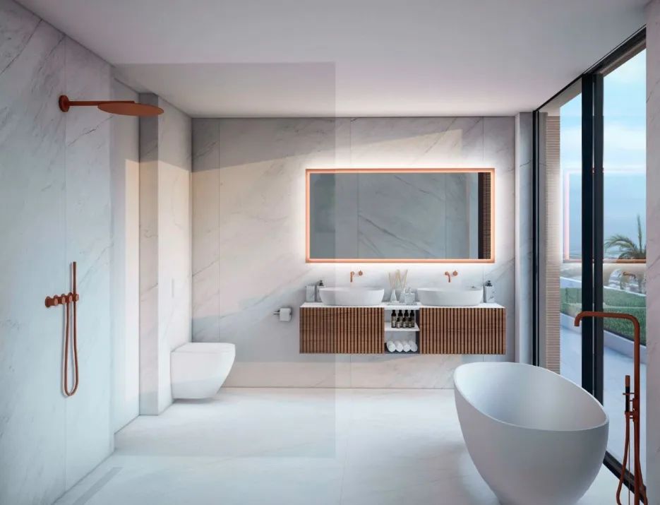 Architecturale parel aan de kust: ruime villa in alle luxe foto 6
