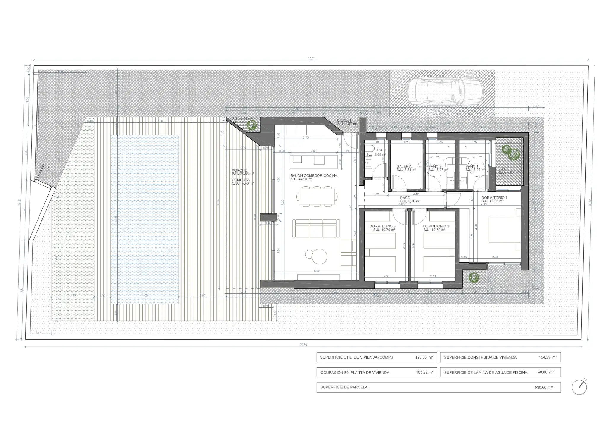 SPANJE - mooie L villa met bergzicht in leuk Spaans dorp foto 6