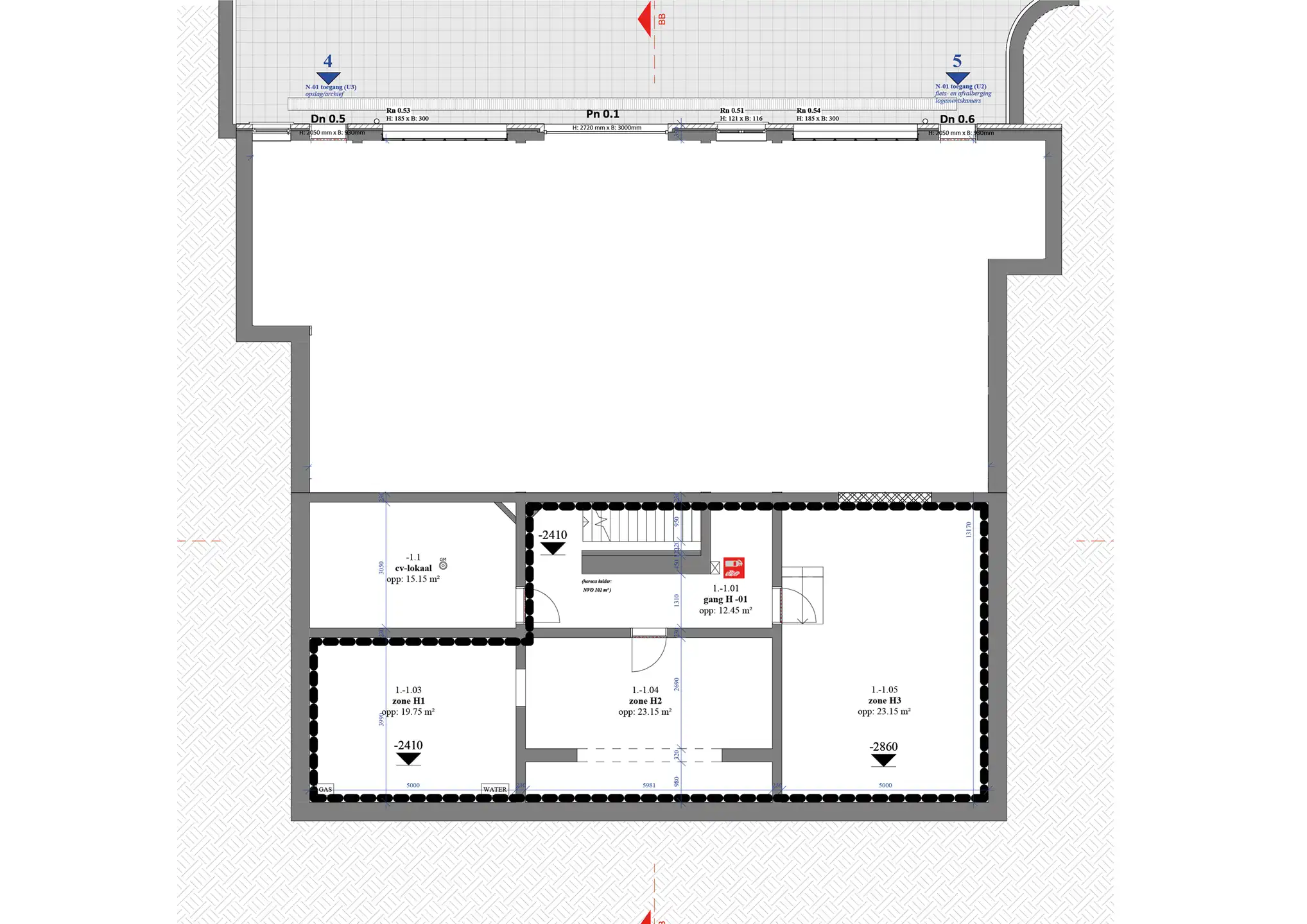 Karaktervolle horecaruimte met terras en kelder – volledig vernieuwd buitenschrijnwerk foto 4