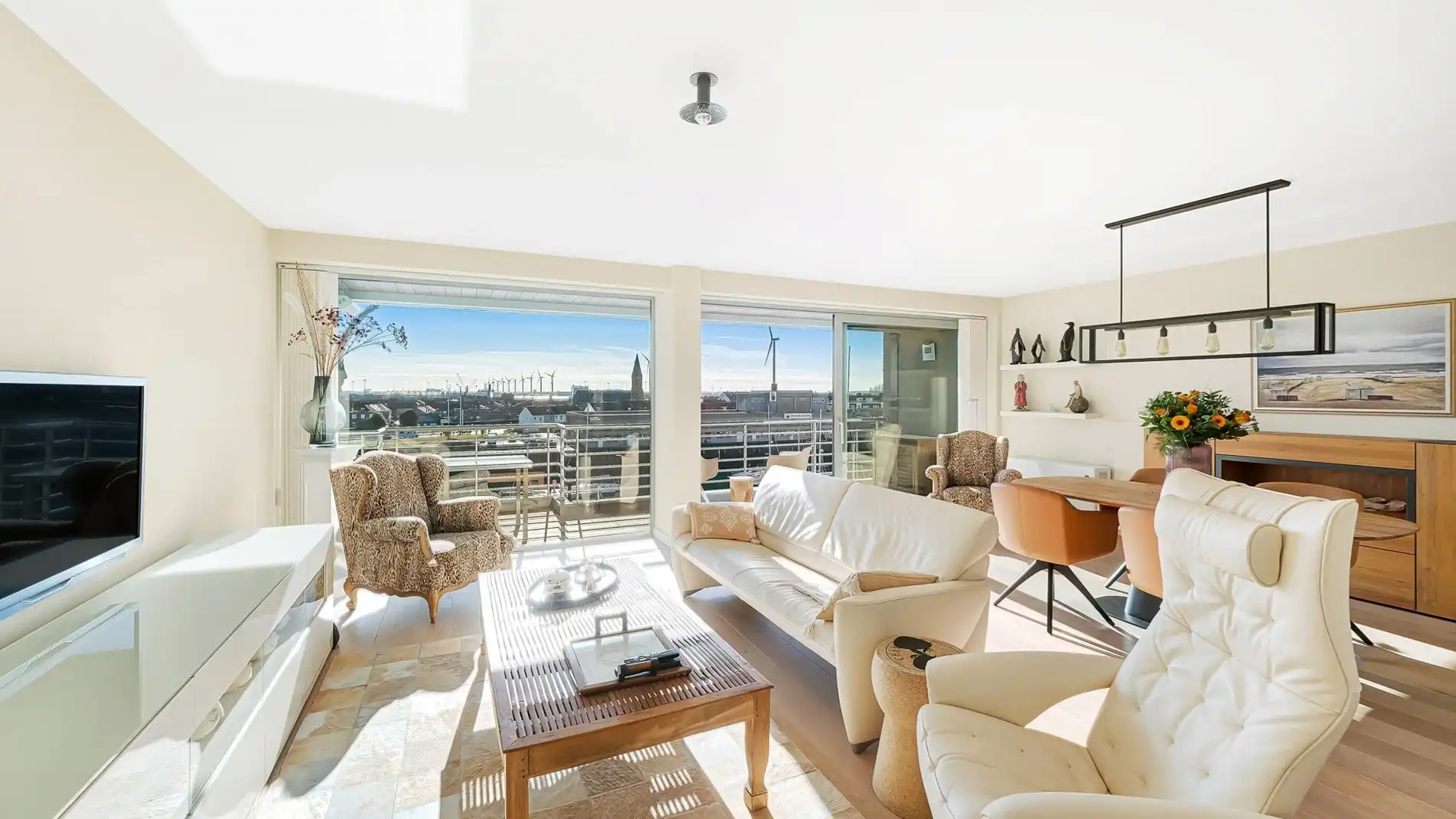 Modern en ruim appartement met zicht over de jachthaven foto 2