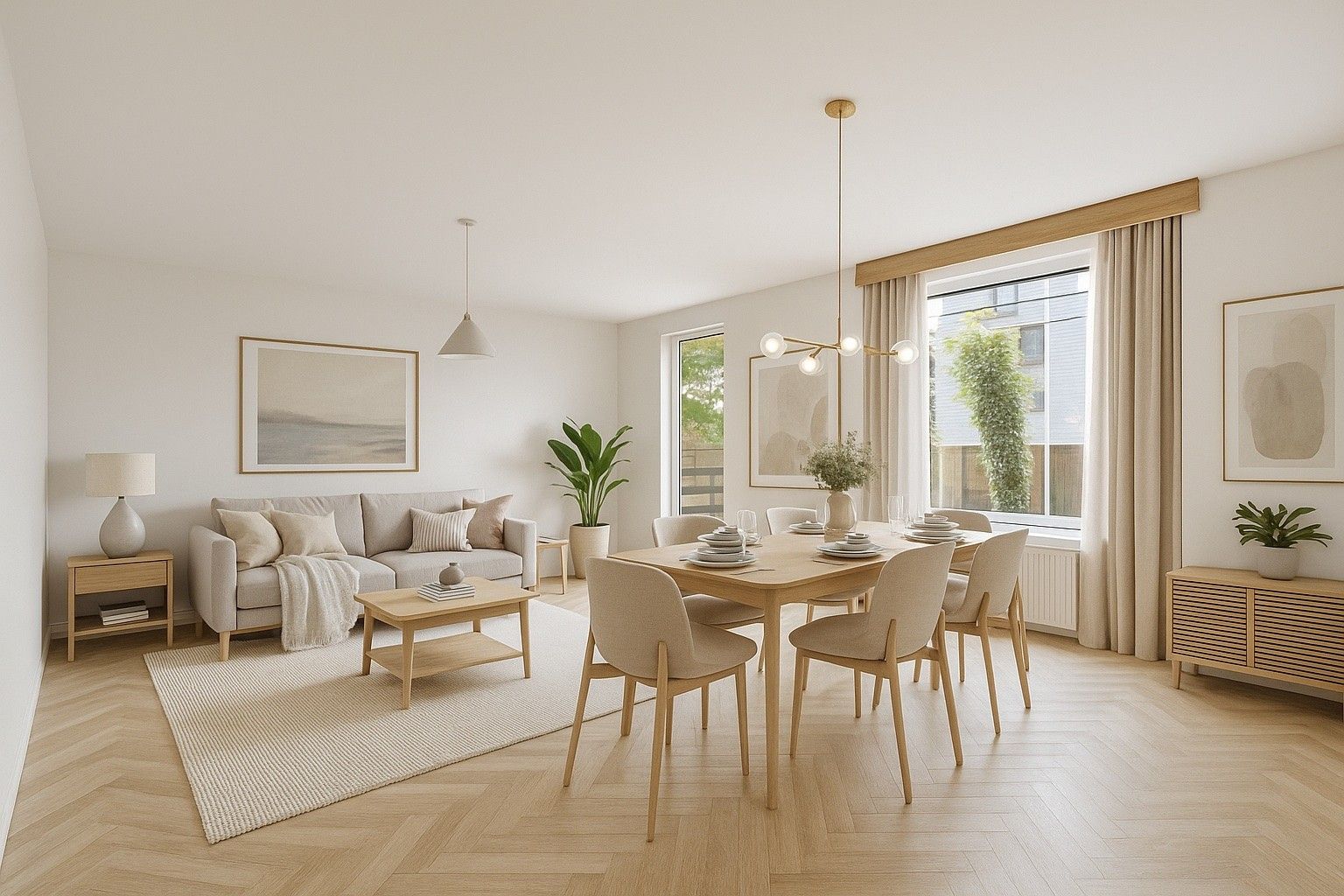 Gelijkvloers 2 slaapkamer-appartement op een topligging in Merelbeke foto 7