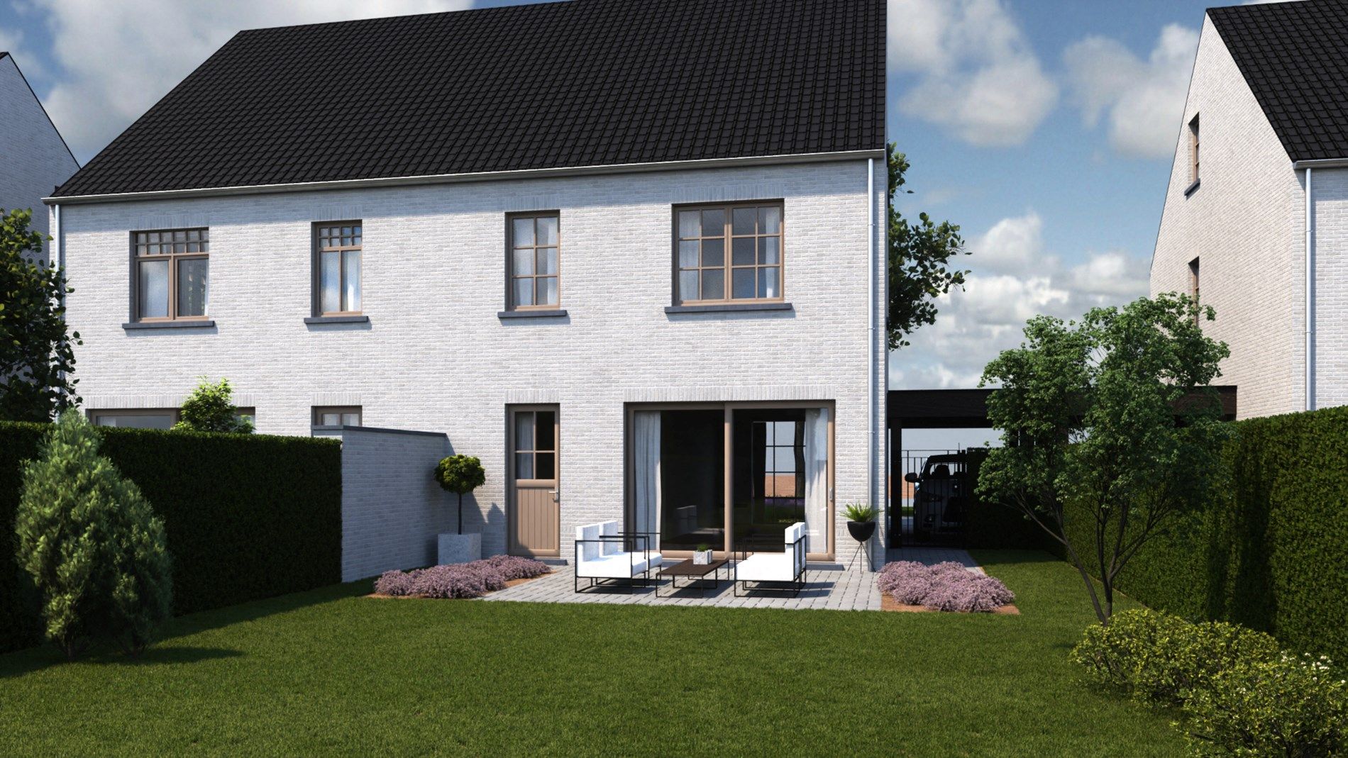 Vier nieuwbouwwoningen met 5 slaapkamers in Elen foto 7