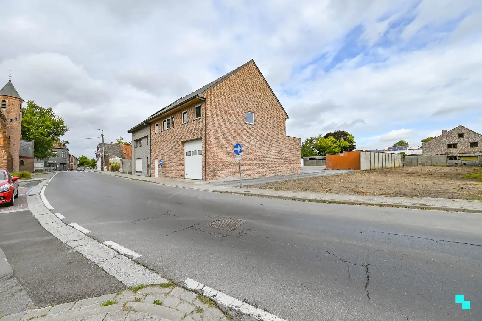 Bouwgrond zonder bouwverplichting van 551 m² voor halfopen bebouwing te Emelgem foto 8