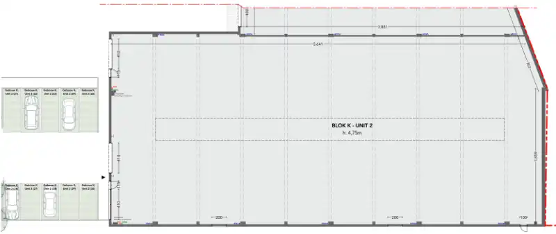 Kortrijk: TE KOOP Nieuwbouw loods van 2.453 m² in project Walle foto 11