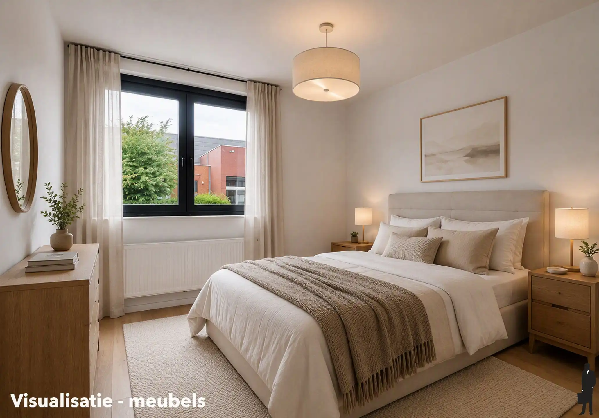 Nieuw, lichtrijk appartement - gelijkvloers, tuin, parking foto 12