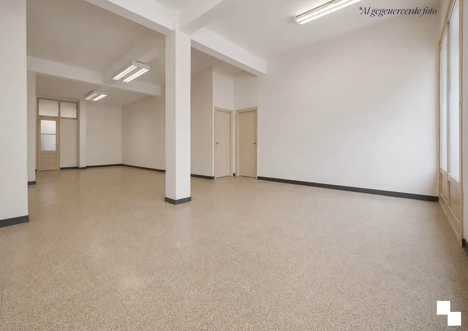Handelspand met opslagruimte en kelder op toplocatie te Kortrijk foto 4
