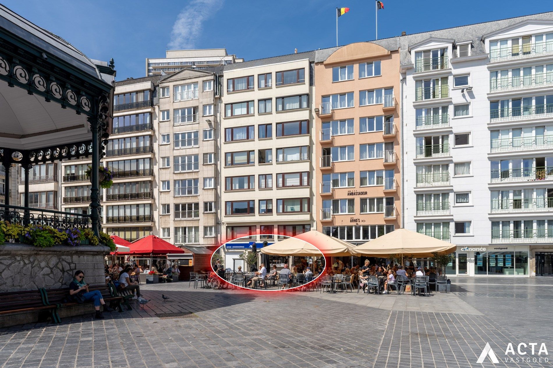 Ruim handelspand met parkeerplaatsen op het Wapenplein in Oostende foto 21