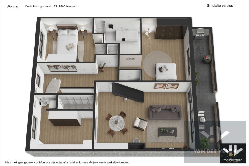 Ruime woning met stadstuin aan Hasseltse stadsrand foto 23