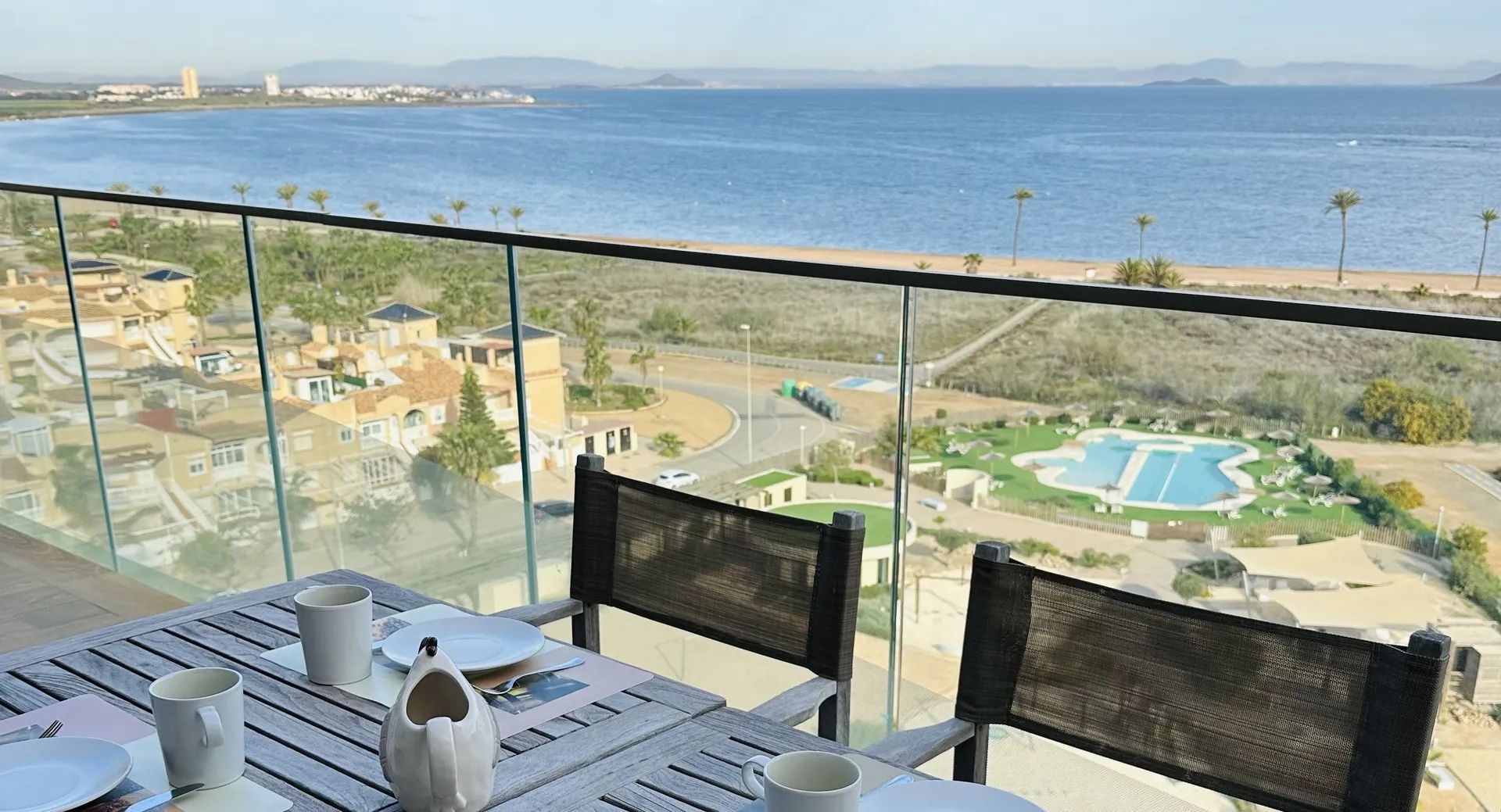 Uniek eerste lijn strand penthouse: uitzicht op zee en La Manga Strip! foto 24